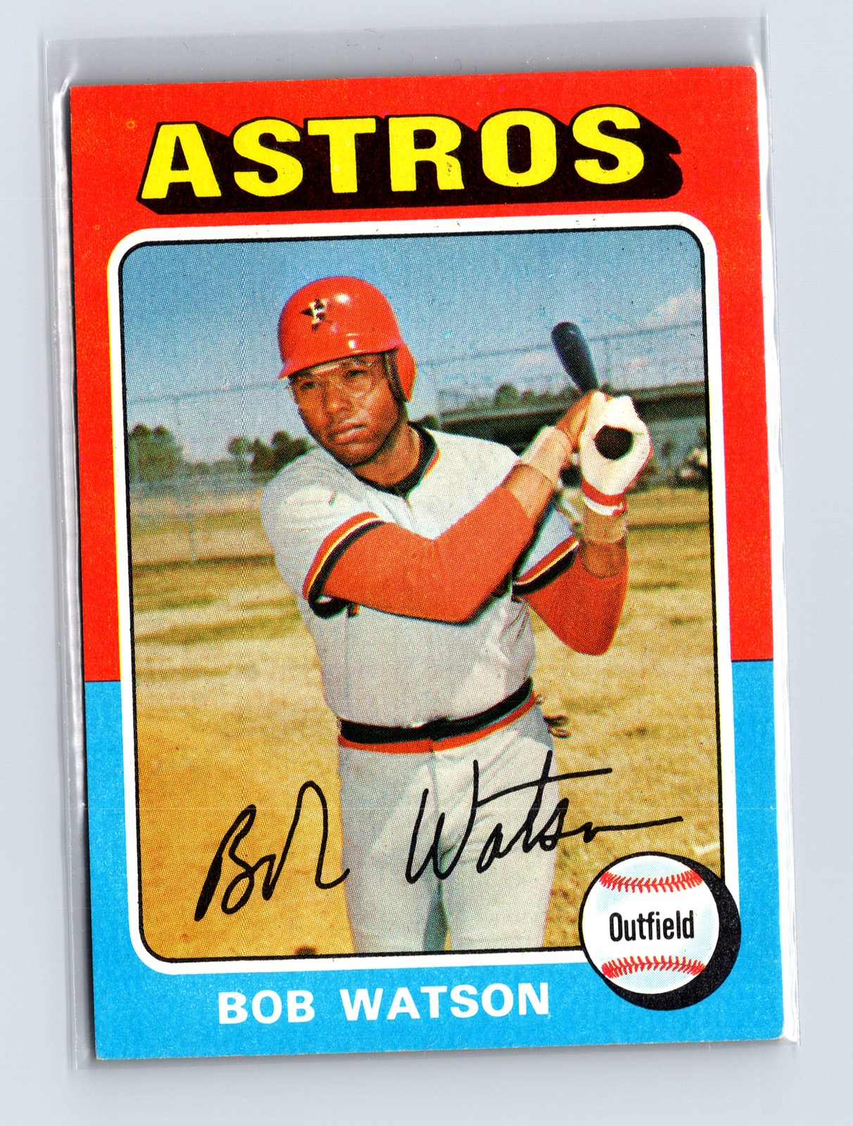 1975 Topps Baseball - SET BREAK - #227 Bob Watson