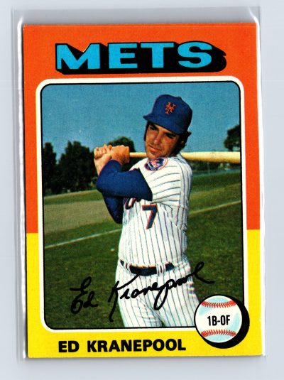 1975 Topps Baseball - SET BREAK - #324 Ed Kranepool