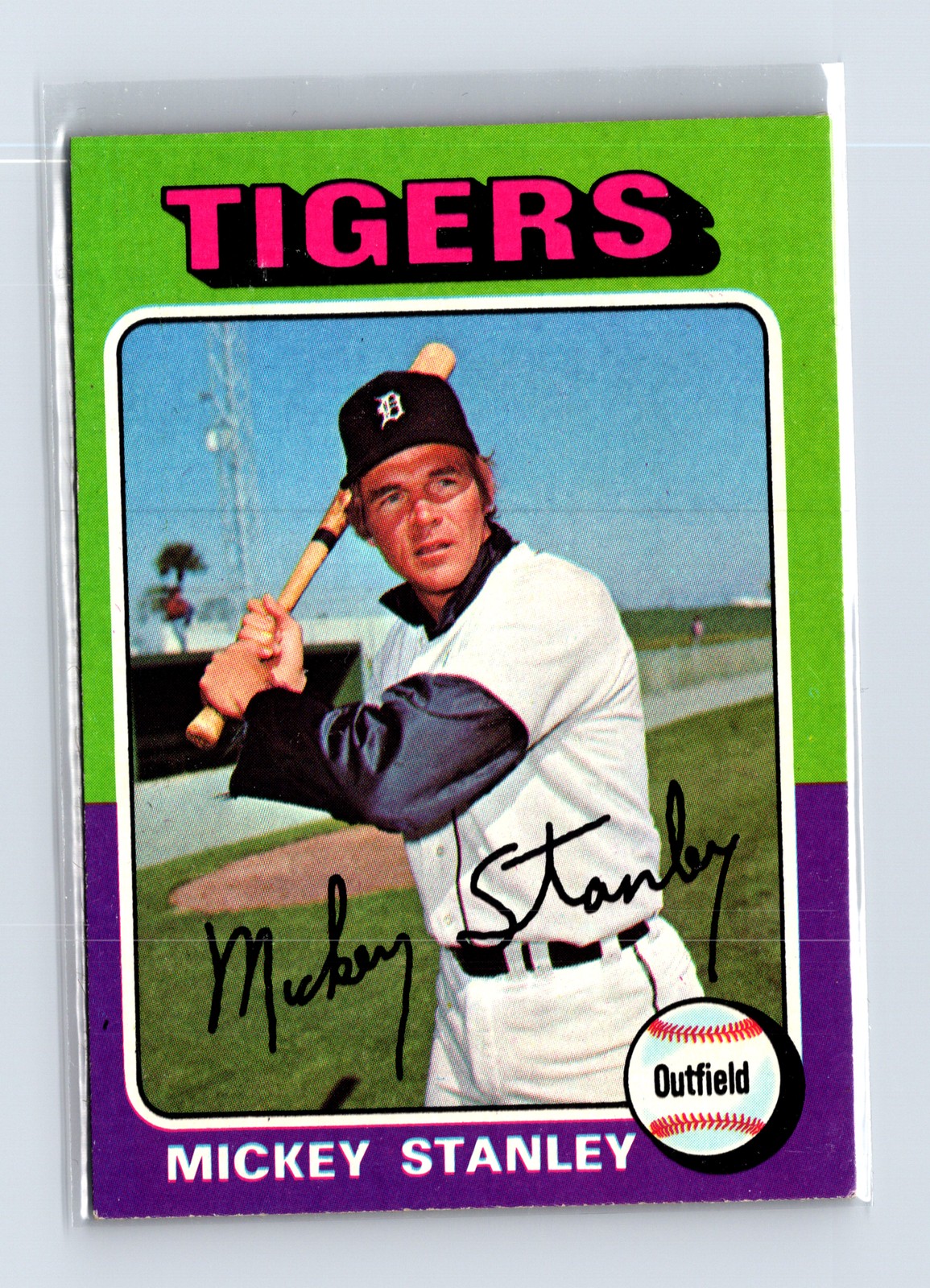 1975 Topps Baseball - SET BREAK - #141 Mickey Stanley
