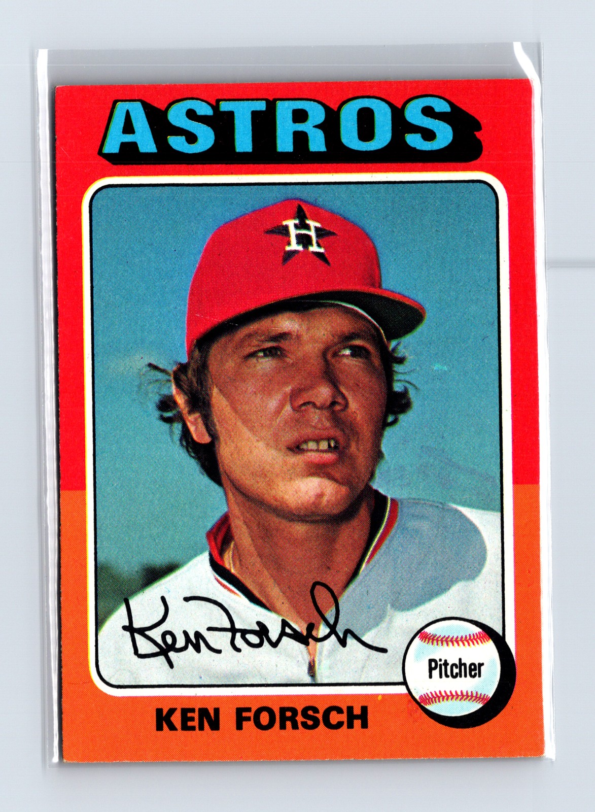 1975 Topps Baseball - SET BREAK - #357 Ken Forsch