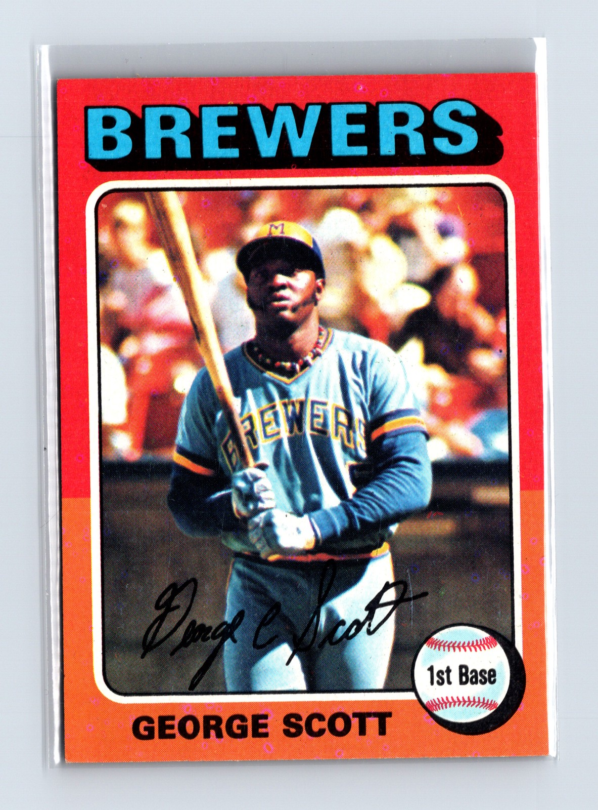 1975 Topps Baseball - SET BREAK - #360 George Scott