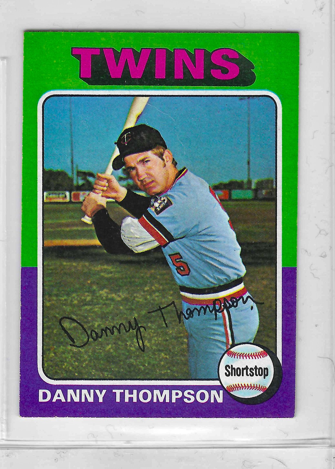 1975 Topps MINI Baseball - SET BREAK - Danny Thompson #249