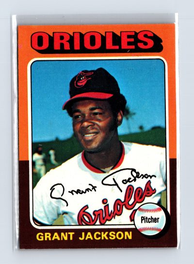 1975 Topps Baseball - SET BREAK - #303 Grant Jackson