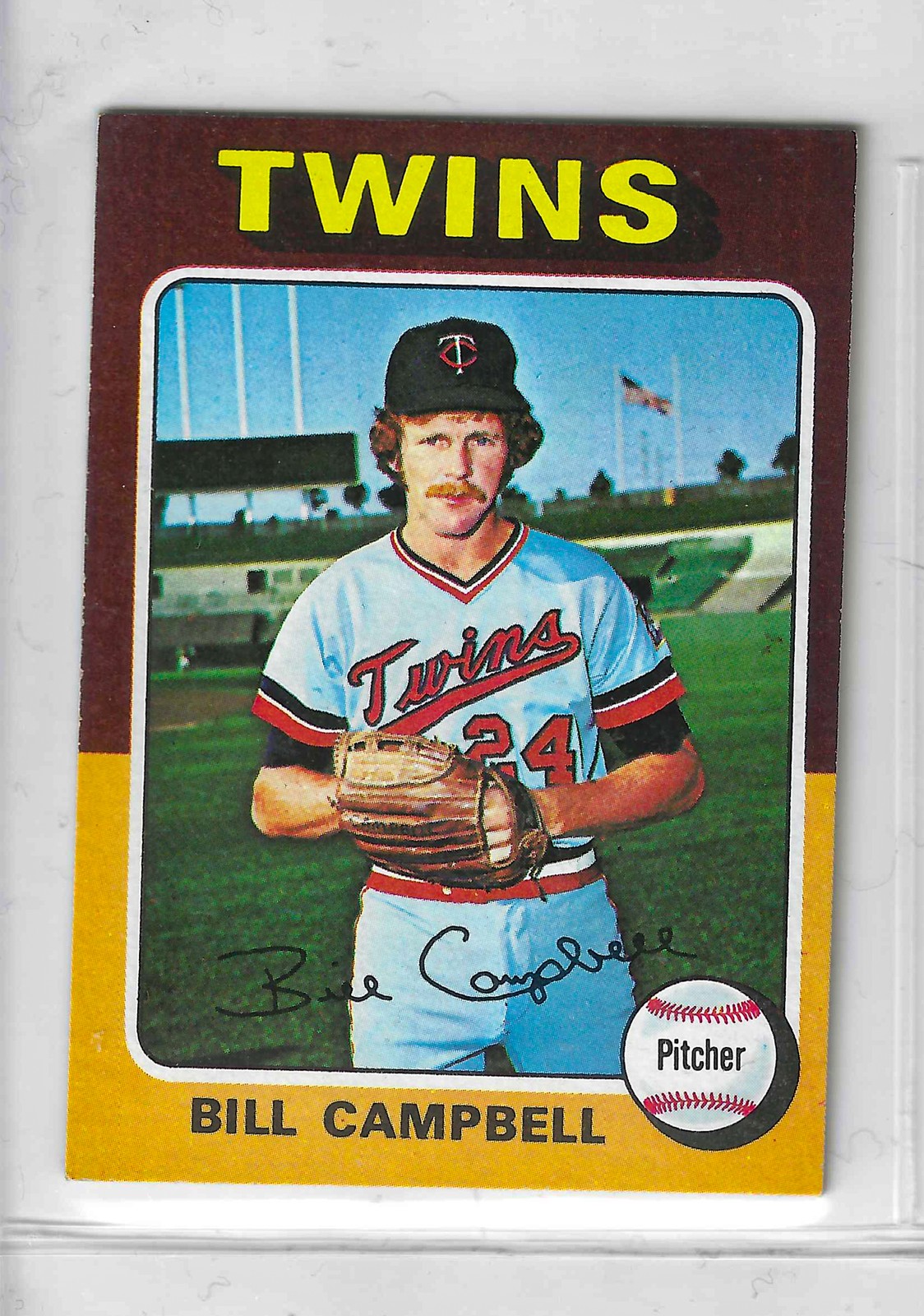 1975 Topps MINI Baseball - SET BREAK - Bill Campbell #226