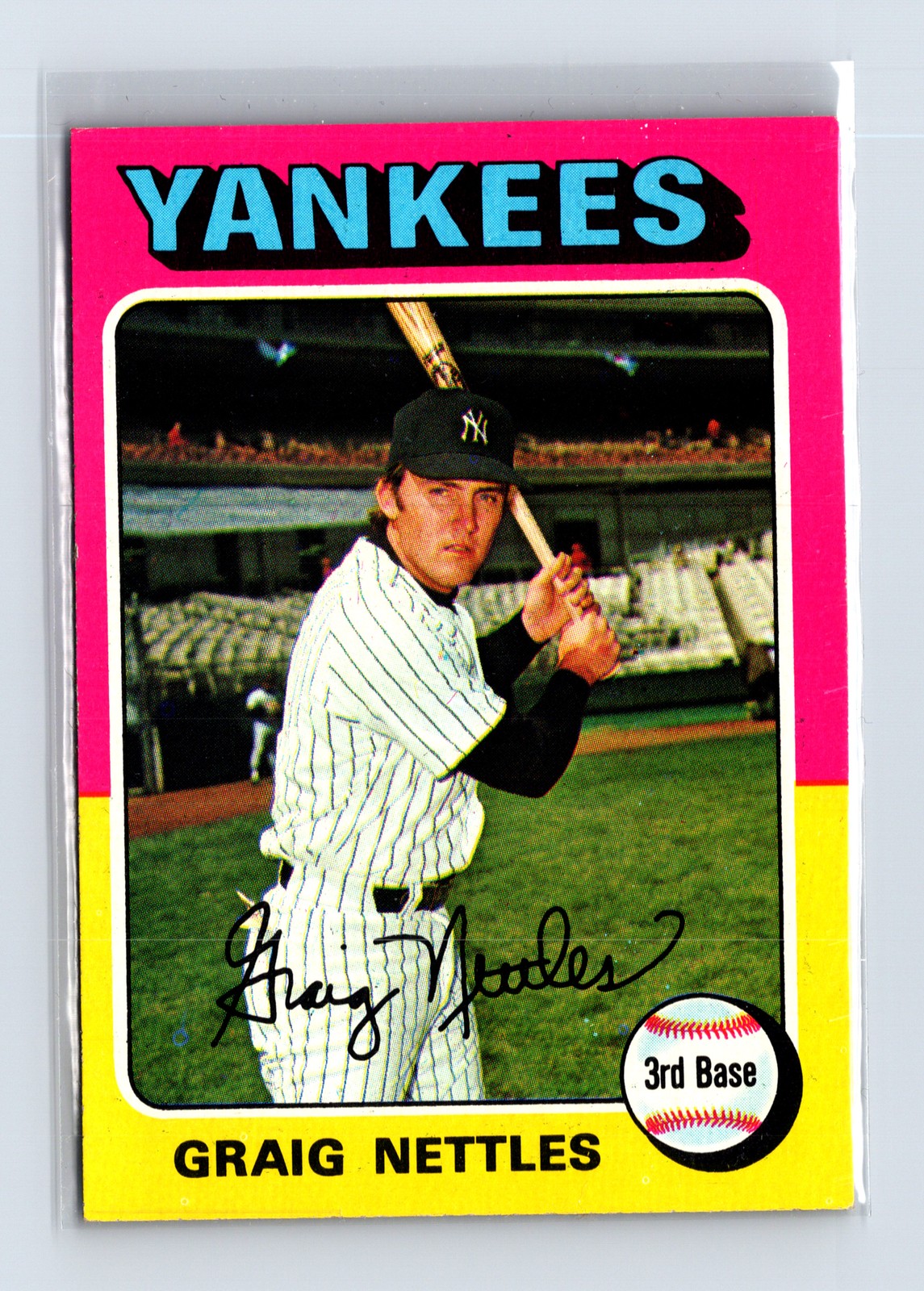 1975 Topps Baseball - SET BREAK - #160 Graig Nettles