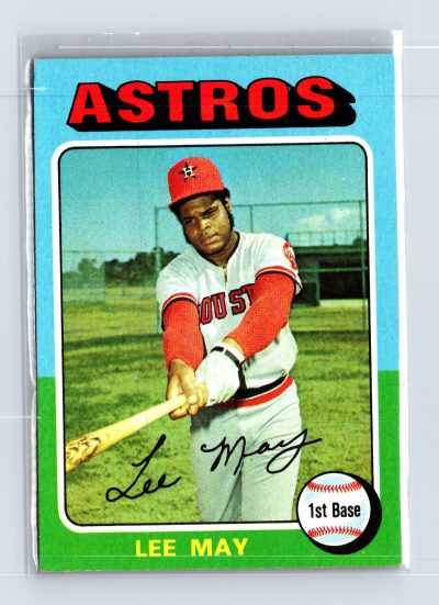 1975 Topps Baseball - SET BREAK - #25 Lee May