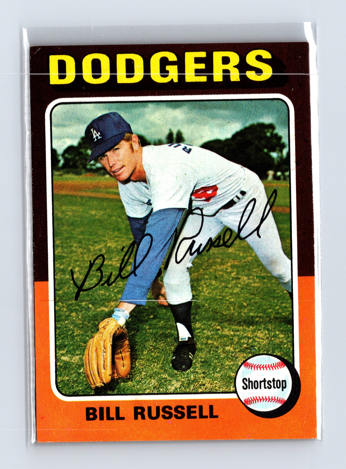 1975 Topps Baseball - SET BREAK - #23 Bill Russell