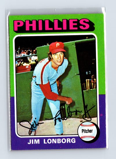 1975 Topps Baseball - SET BREAK - #94 Jim Lonborg
