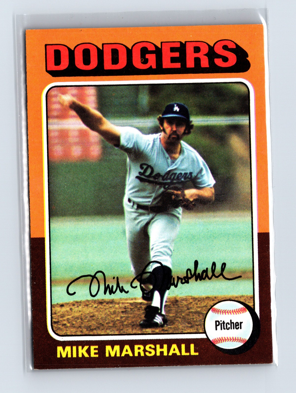 1975 Topps Baseball - SET BREAK - #330 Mike Marshall