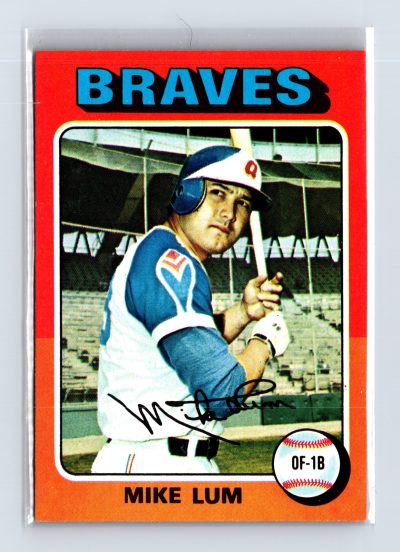 1975 Topps Baseball - SET BREAK - #154 Mike Lum