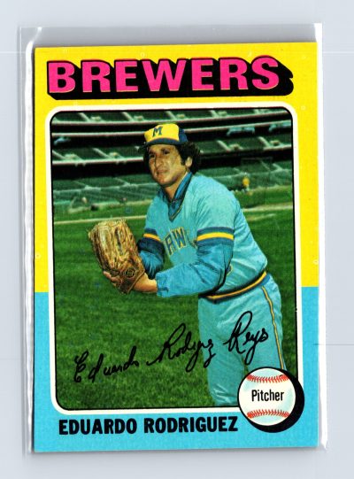 1975 Topps Baseball - SET BREAK - #582 Eduardo Rodriguez