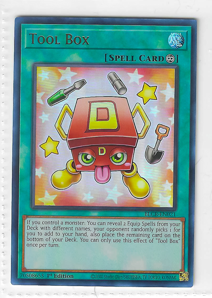Yu-Gi-Oh! Tool Box BLCR-EN021 Ultra Rare 1st Edition