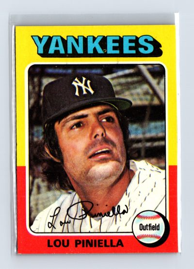 1975 Topps Baseball - SET BREAK - #217 Lou Piniella