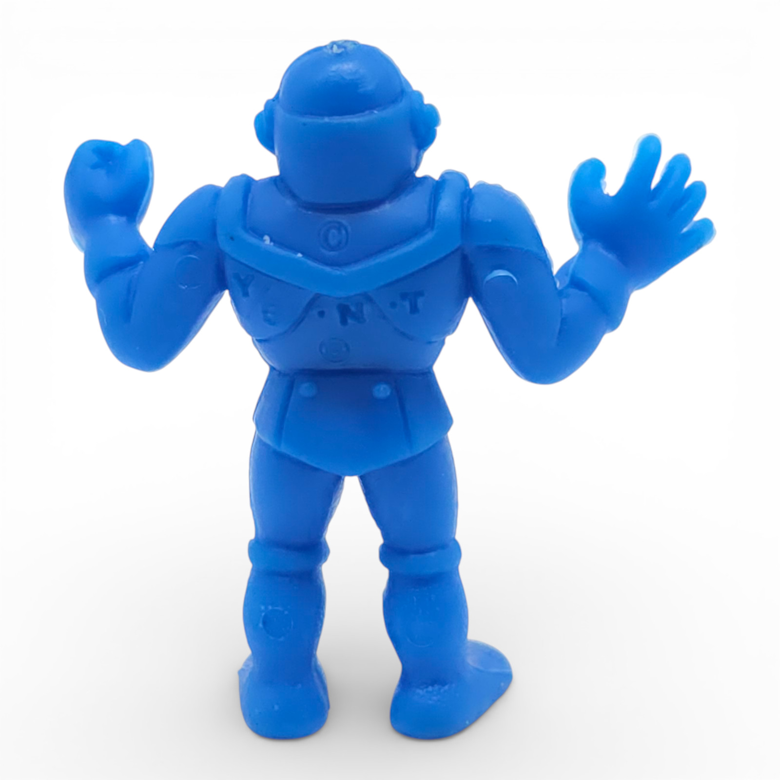 Vintage Blue M.U.S.C.L.E. #090 Combatman Kinnikuman Muscle Men Mattel - Image 2