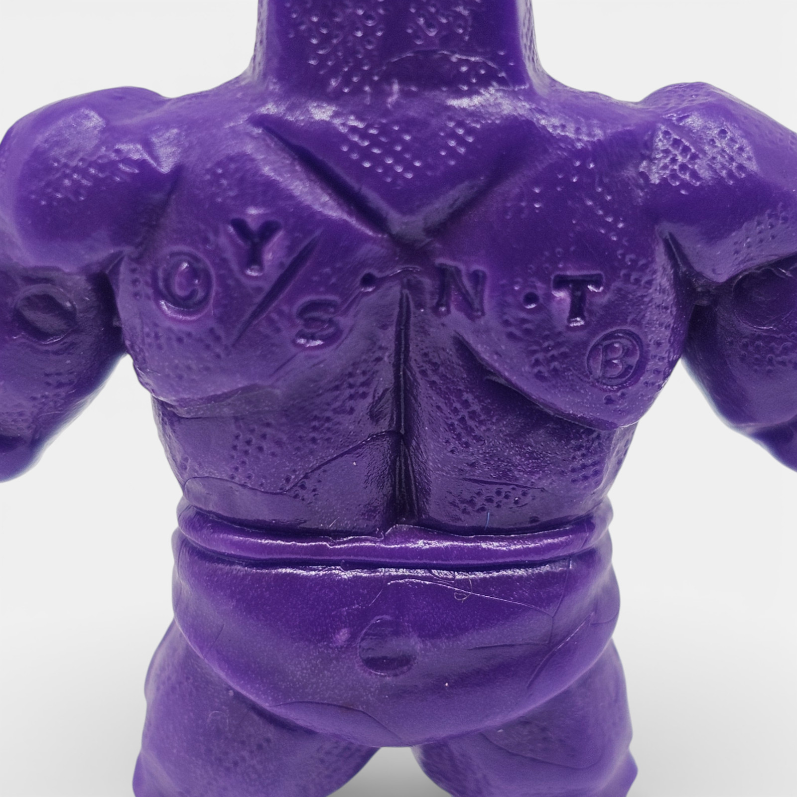 Vintage Purple M.U.S.C.L.E. #081 Amelman Kinnikuman Muscle Men Mattel - Image 3