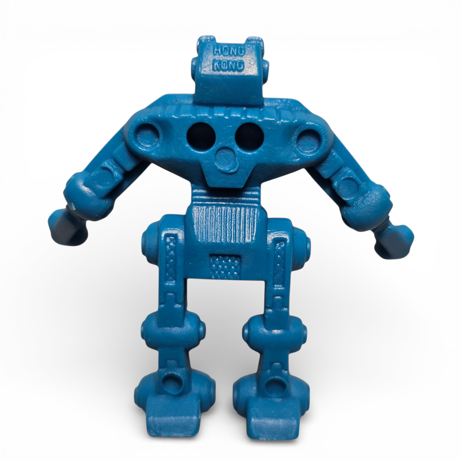 Vintage Blue Robot Toy Figure - Pre-owned Collectible - Image 3