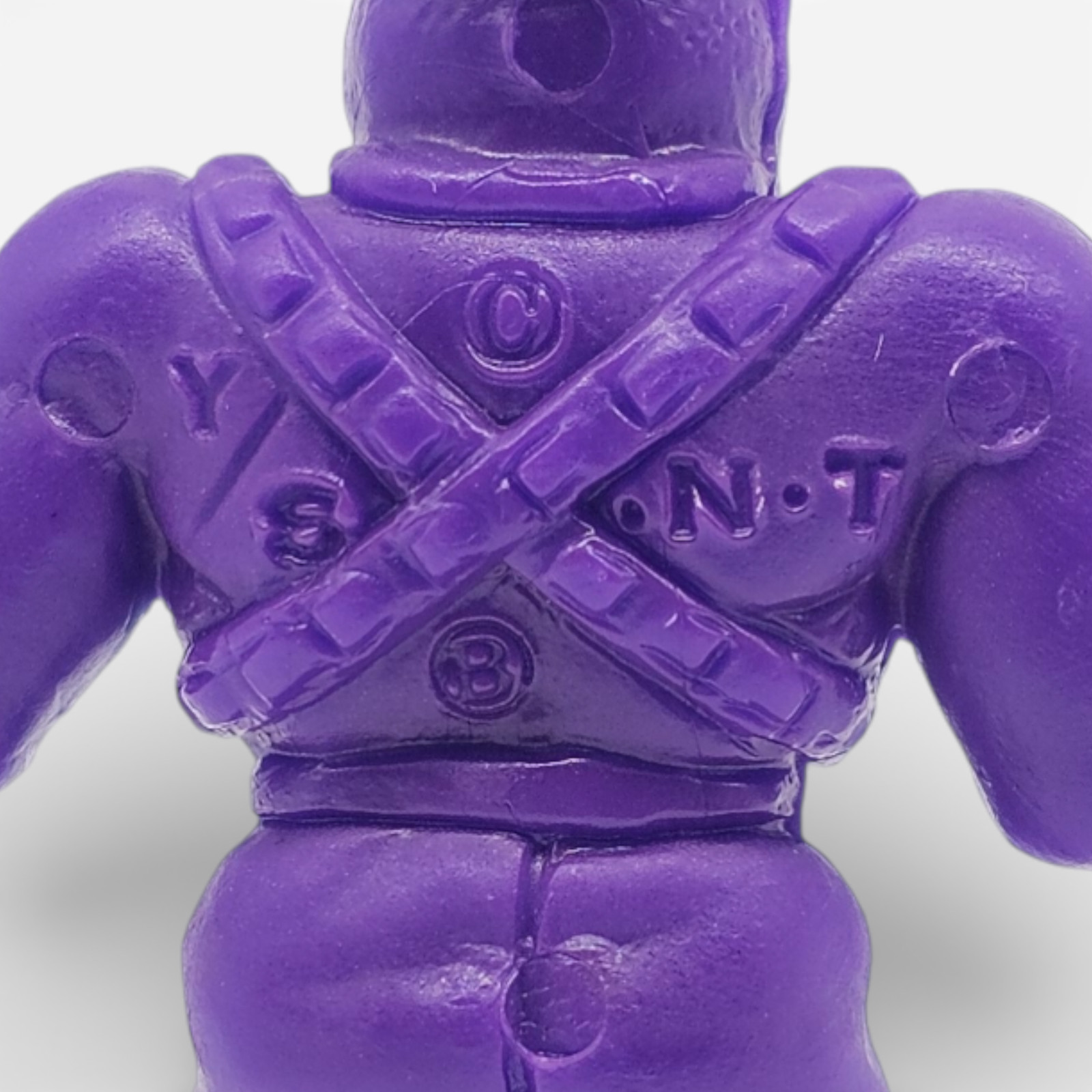 Vintage Purple M.U.S.C.L.E. #079 Hammerhead Kinnikuman Muscle Men Mattel - Image 3