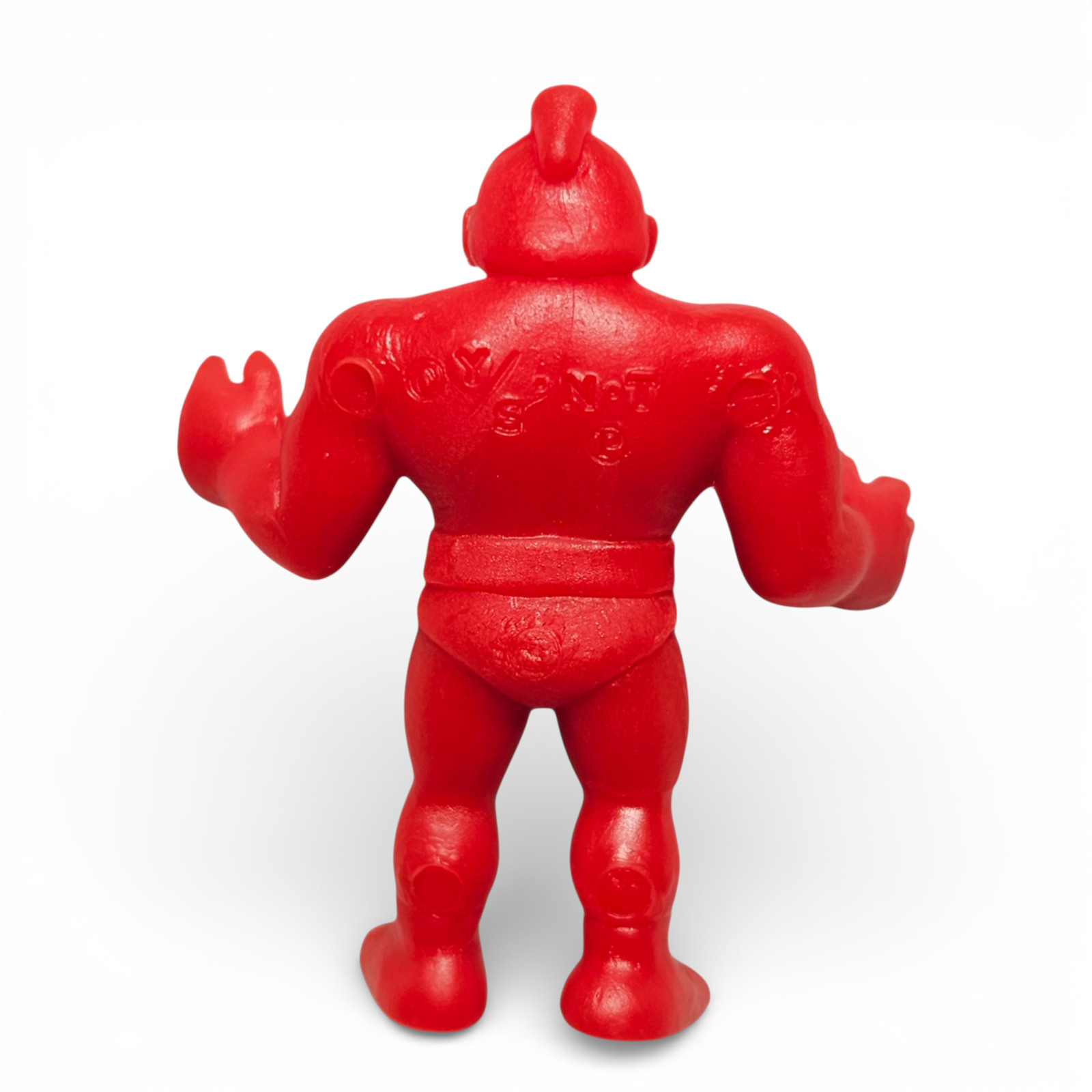 Vintage Red M.U.S.C.L.E. #156 Wolfman(A) Kinnikuman Muscle Men Mattel - Image 2