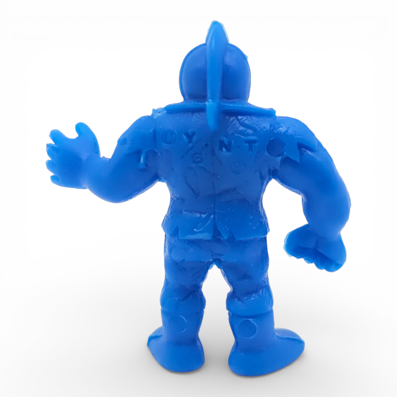 Vintage Blue M.U.S.C.L.E. #198 Soldierman Kinnikuman Muscle Men Mattel - Image 2