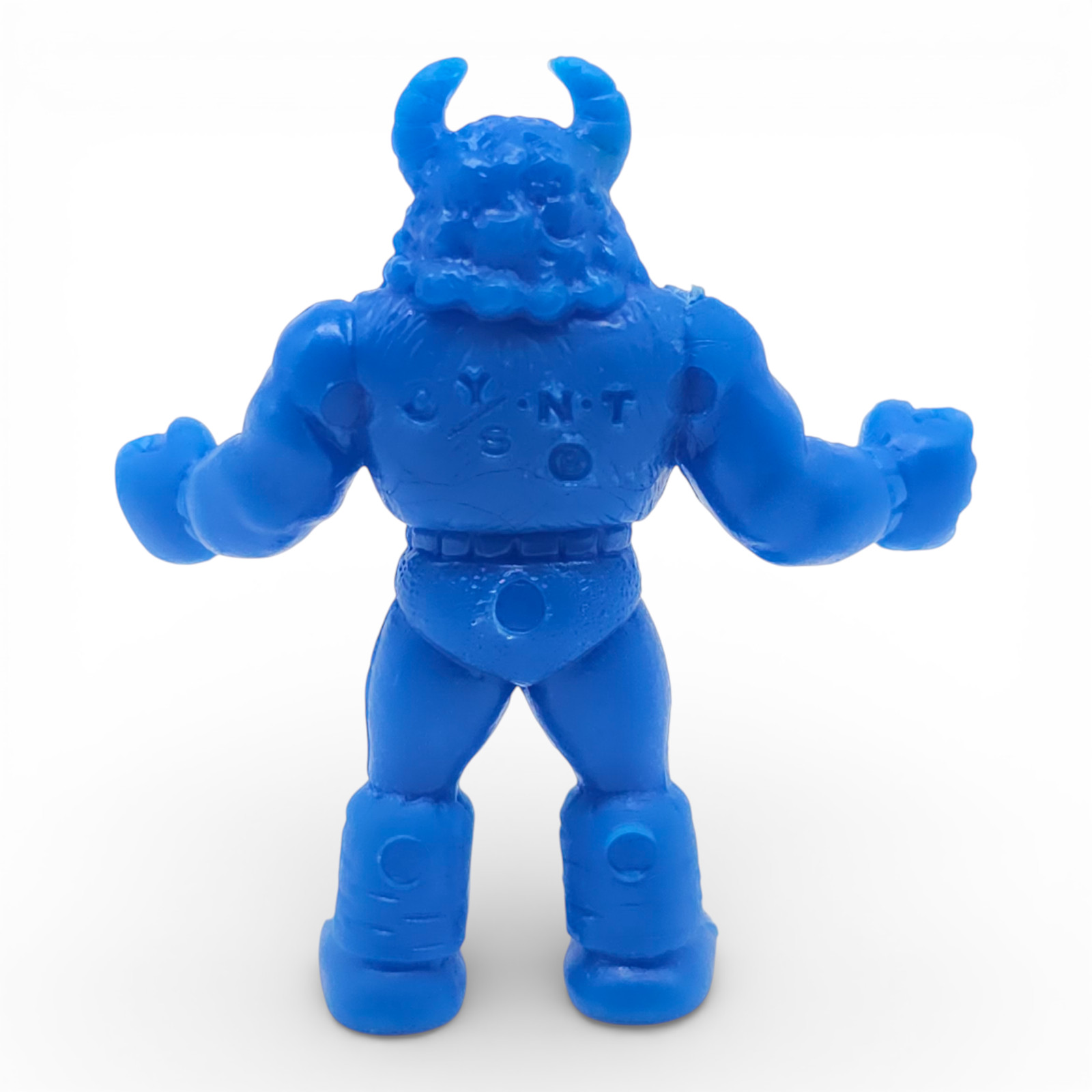 Vintage Blue M.U.S.C.L.E. #105 Buffaloman(D) Kinnikuman Muscle Men Mattel - Image 2