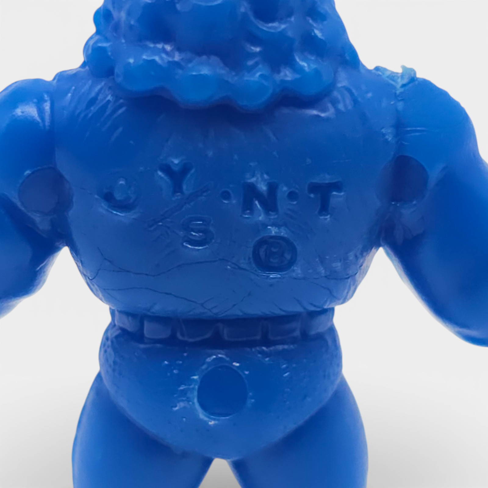 Vintage Blue M.U.S.C.L.E. #105 Buffaloman(D) Kinnikuman Muscle Men Mattel - Image 3