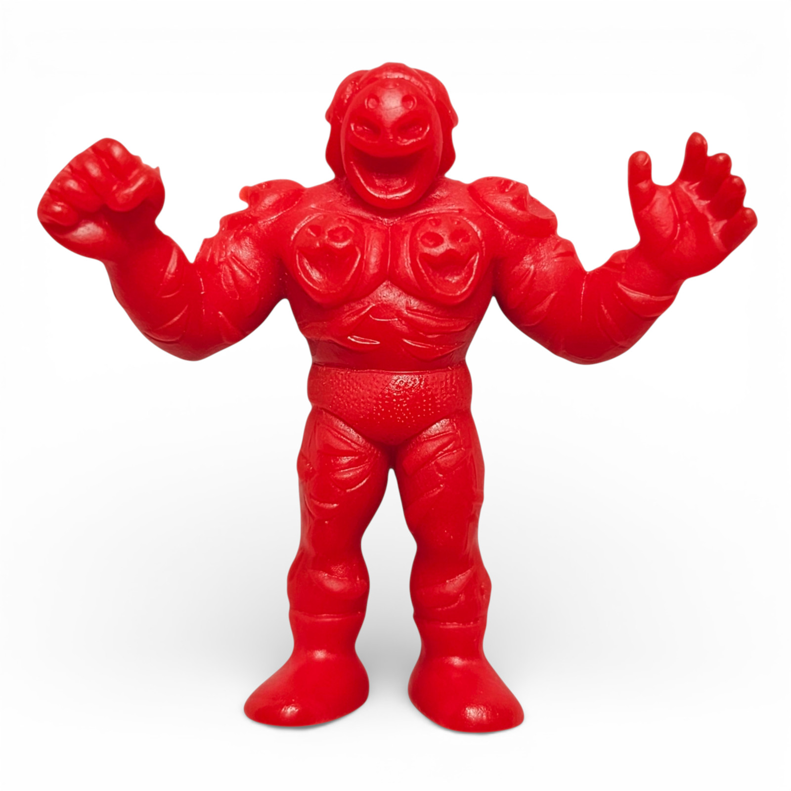 Vintage Red M.U.S.C.L.E. #128 Smileman Kinnikuman Muscle Men Mattel
