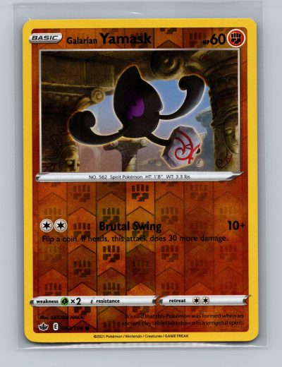 SWSH06: Chilling Reign #082/198 Galarian Yamask Holo