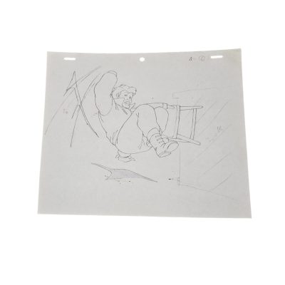1980's Real Ghostbusters Authentic Animation Production Drawing A6