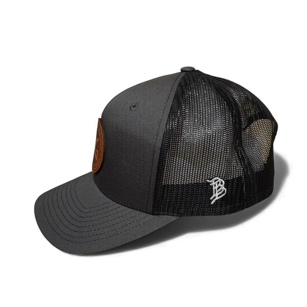 Vintage Richardson DG The Dirks Group Trucker Hat Charcoal Mesh Cap EXCELLENT - Image 3