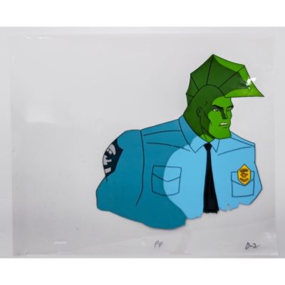 Savage Dragon Authentic Animation Production Cel & Drawing The Savage Dragon