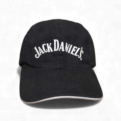 Jack Daniel's Cap Black Old No 7 Brand Embroidered Adjustable Excellent