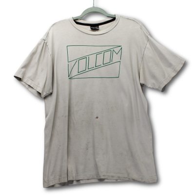 Vintage Y2K Volcom Graphic Logo T-Shirt Mens Large Gray Fair