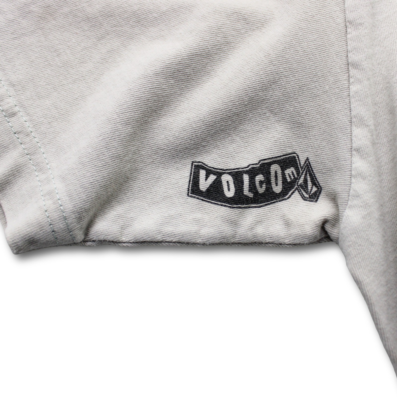 Vintage Y2K Volcom Graphic Logo T-Shirt Mens Large Gray Fair - Image 3