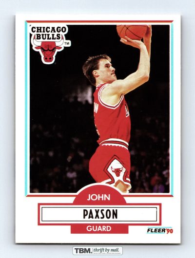 1990 Fleer #28 John Paxson 8.0