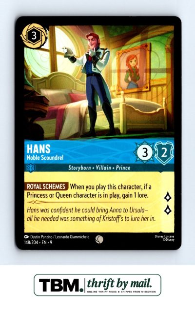 2025 Disney Lorcana Fabled #148/204 Hans