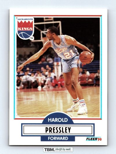 1990 Fleer #166 Harold Pressley 8.0