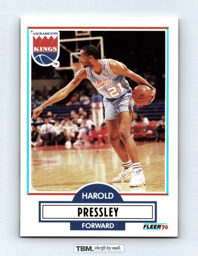 1990 Fleer #166 Harold Pressley 8.0