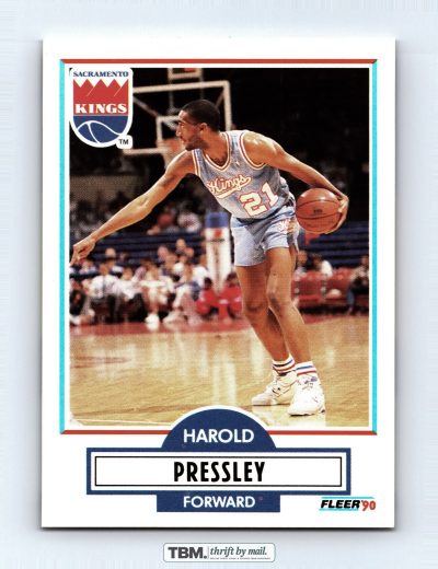 1990 Fleer #166 Harold Pressley 8.0