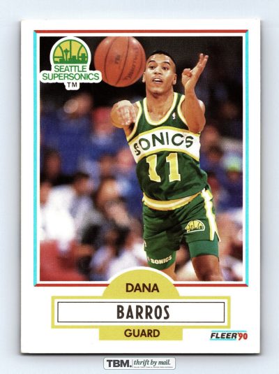 1990 Fleer #175 Dana Barros 8.0