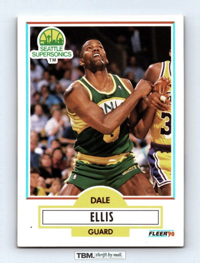 1990 Fleer #177 Dale Ellis 7.0