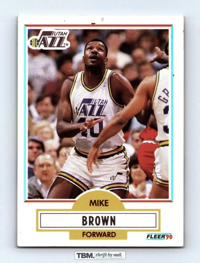1990 Fleer #183 Mike Brown 6.5