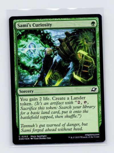 Edge of Eternities #203 Sami's Curiosity - Foil