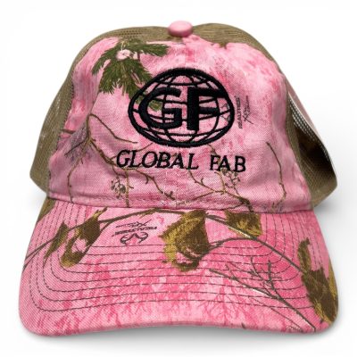 Realtree Camo Trucker Hat Port Authority Pink Global Fab Snapback Mesh Unisex NE