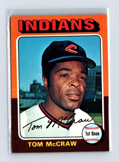 1975 Topps Baseball - SET BREAK - #482 Tommy McCraw