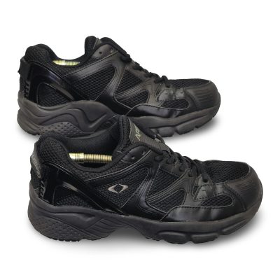 Men's Athletic Walking Shoes Apex X520 Black Slip Resistant US 9 Good