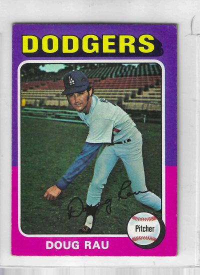 1975 Topps MINI Baseball - SET BREAK - Doug Rau #269