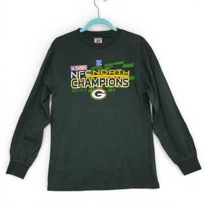 Vintage Alstyle Green Bay Packers NFC North 2007 LS T-Shirt Men's M Excellent