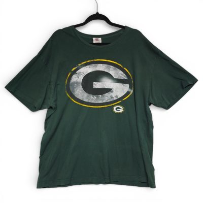 Vintage NFL Green Bay Packers T-Shirt Men XL Green Team Apparel GOOD