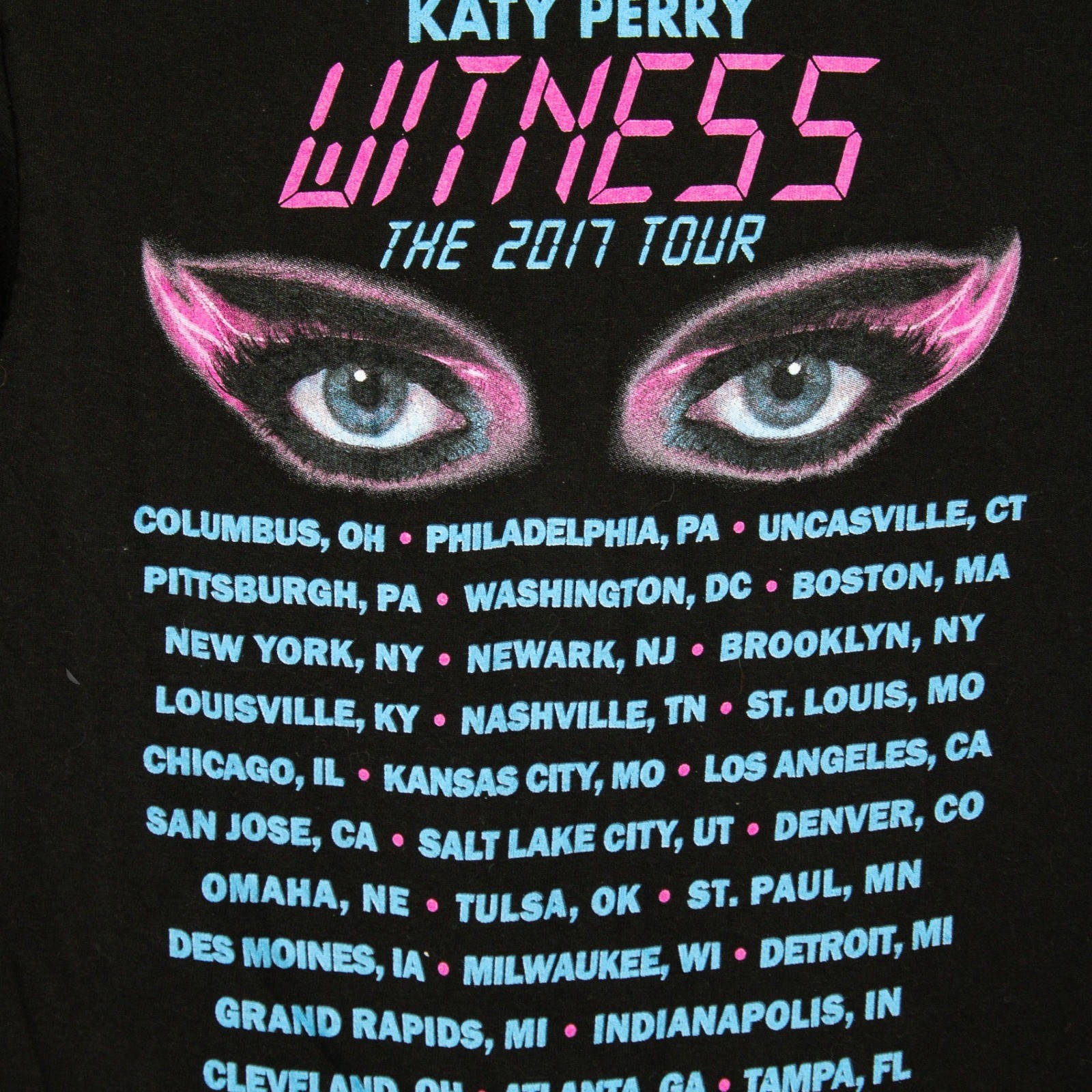 Delta Pro Weight Witness Tour 2017 Katy Perry Witness The 2017 Tour graphic T-sh - Image 4